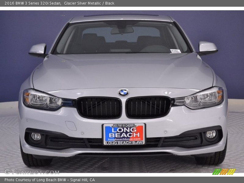 Glacier Silver Metallic / Black 2016 BMW 3 Series 320i Sedan