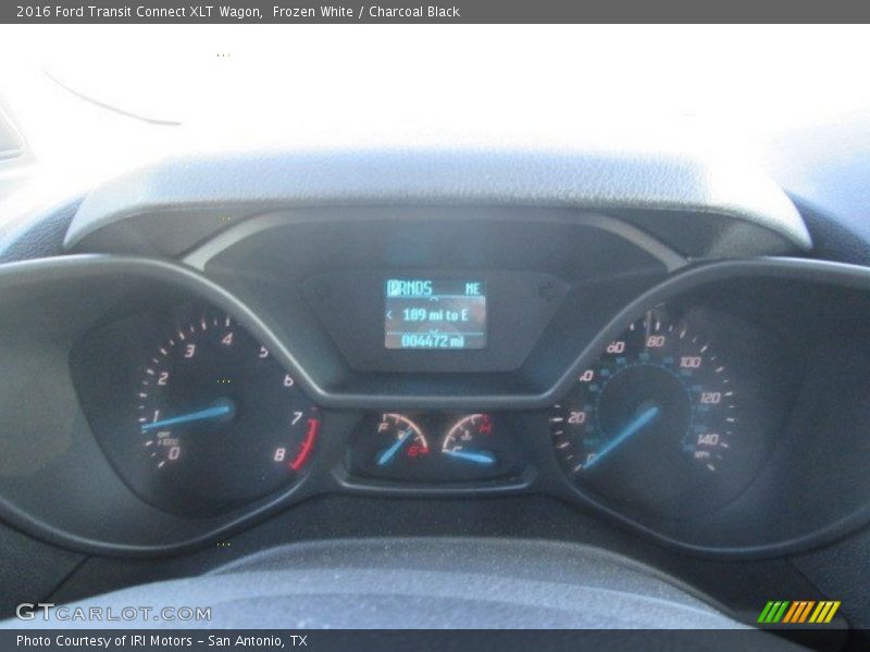 Frozen White / Charcoal Black 2016 Ford Transit Connect XLT Wagon