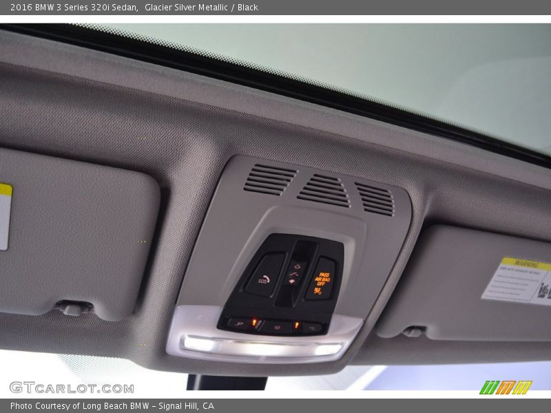 Glacier Silver Metallic / Black 2016 BMW 3 Series 320i Sedan