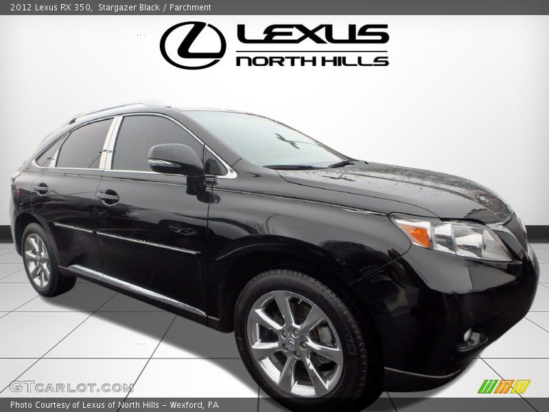 Stargazer Black / Parchment 2012 Lexus RX 350