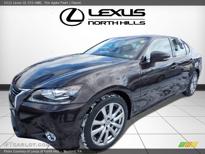 Fire Agate Pearl / Flaxen 2013 Lexus GS 350 AWD