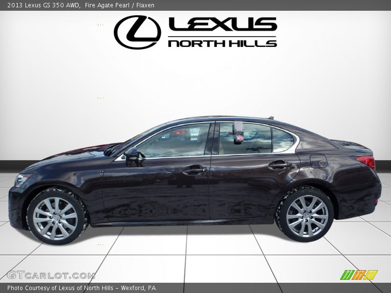 Fire Agate Pearl / Flaxen 2013 Lexus GS 350 AWD