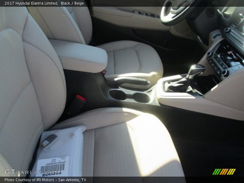 Black / Beige 2017 Hyundai Elantra Limited