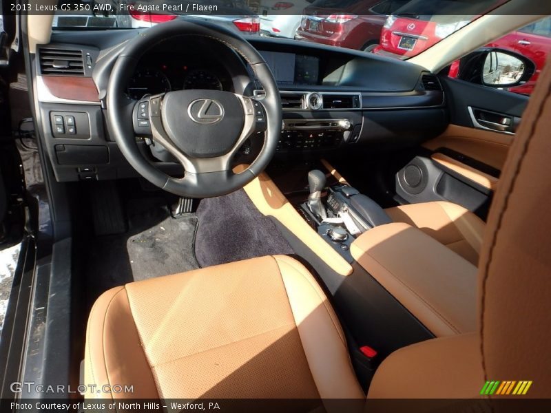 Fire Agate Pearl / Flaxen 2013 Lexus GS 350 AWD
