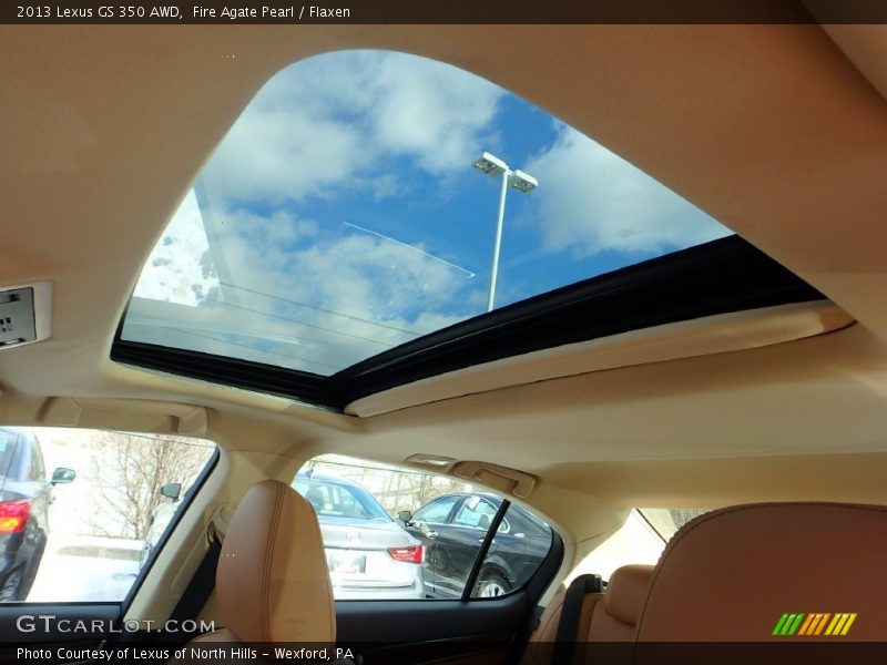 Fire Agate Pearl / Flaxen 2013 Lexus GS 350 AWD
