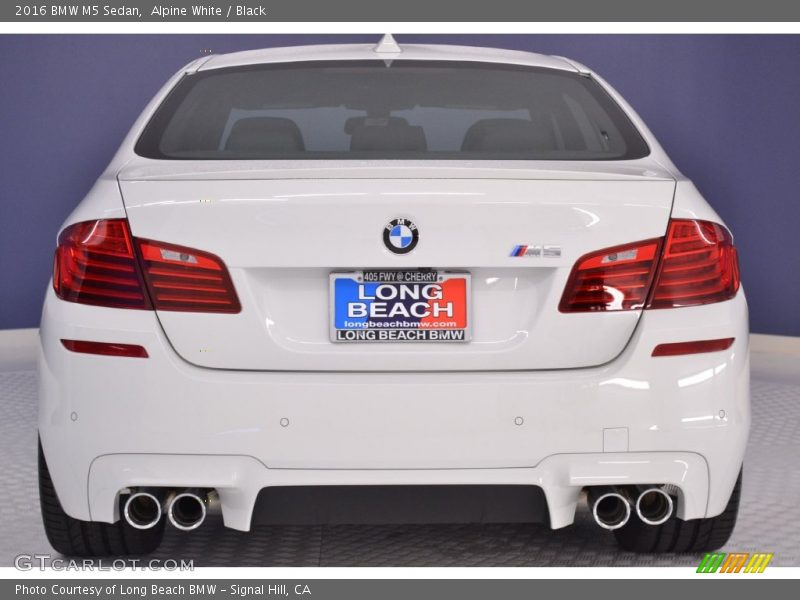 Alpine White / Black 2016 BMW M5 Sedan