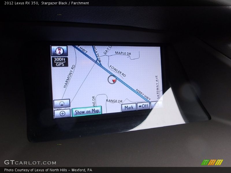 Stargazer Black / Parchment 2012 Lexus RX 350