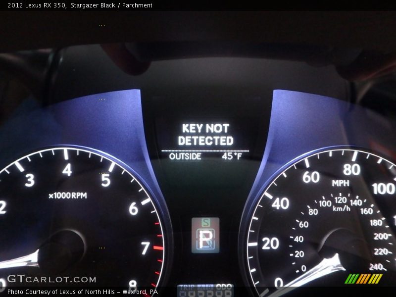 Stargazer Black / Parchment 2012 Lexus RX 350