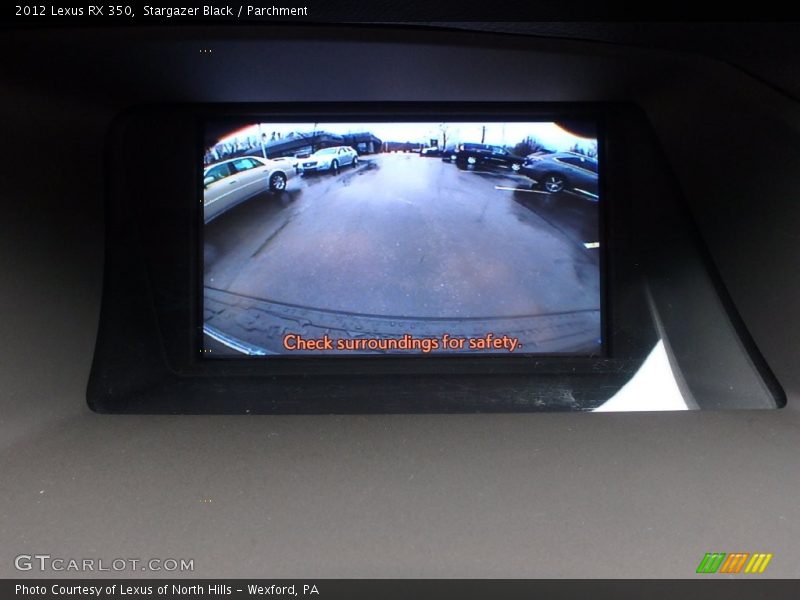 Stargazer Black / Parchment 2012 Lexus RX 350