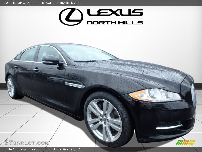 Ebony Black / Jet 2013 Jaguar XJ XJL Portfolio AWD