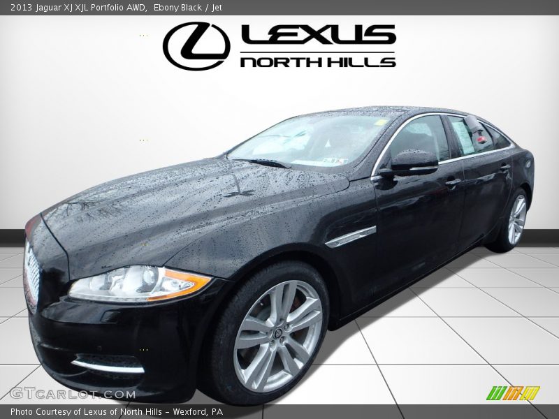 Ebony Black / Jet 2013 Jaguar XJ XJL Portfolio AWD
