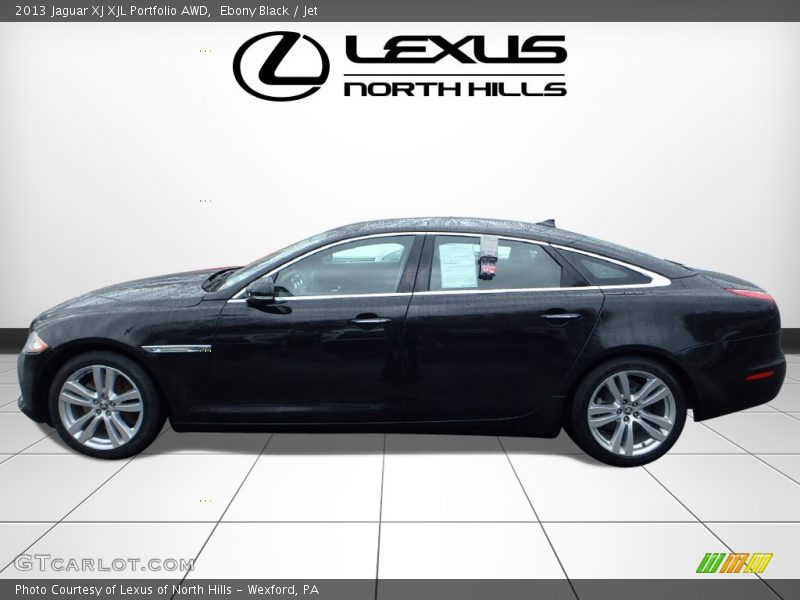 Ebony Black / Jet 2013 Jaguar XJ XJL Portfolio AWD