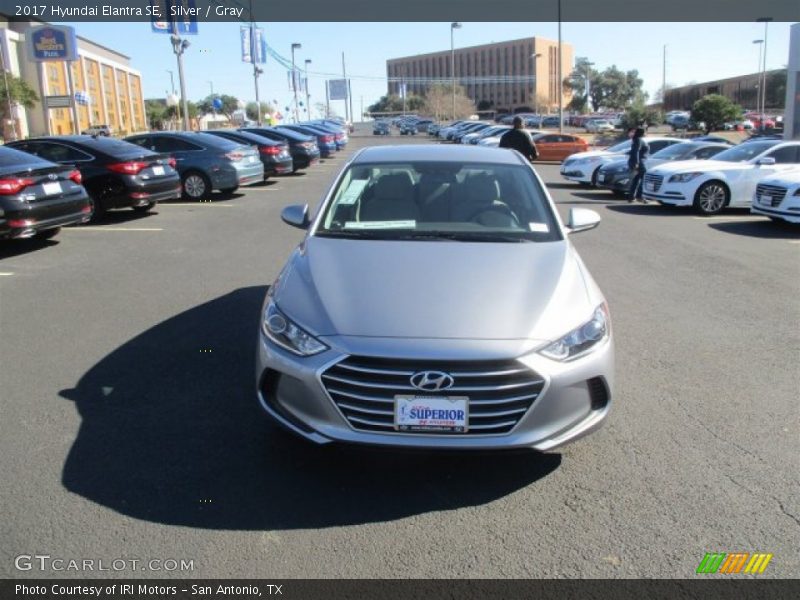 Silver / Gray 2017 Hyundai Elantra SE