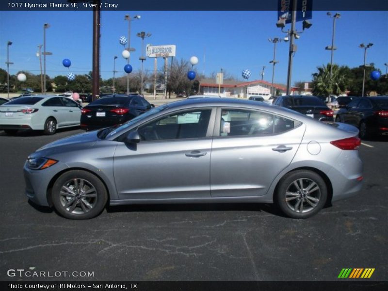 Silver / Gray 2017 Hyundai Elantra SE