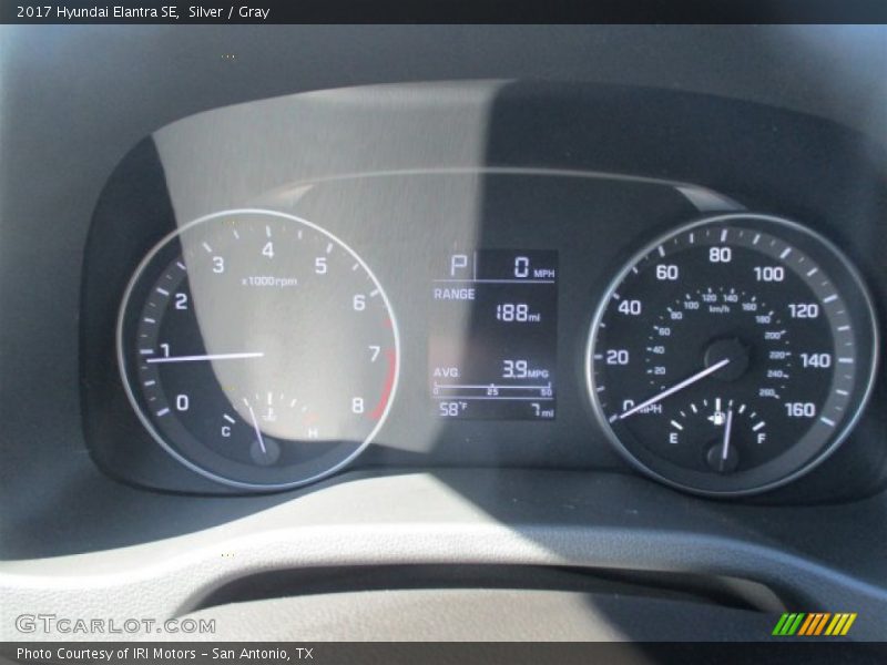 Silver / Gray 2017 Hyundai Elantra SE