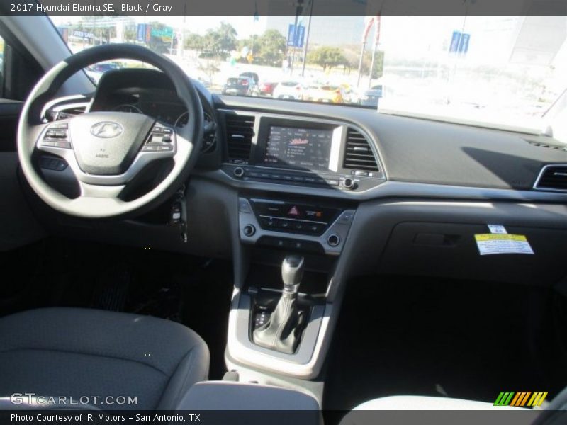 Black / Gray 2017 Hyundai Elantra SE