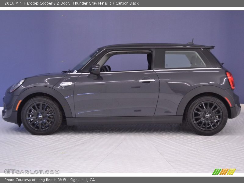 Thunder Gray Metallic / Carbon Black 2016 Mini Hardtop Cooper S 2 Door