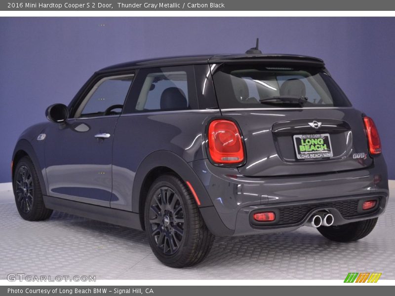Thunder Gray Metallic / Carbon Black 2016 Mini Hardtop Cooper S 2 Door