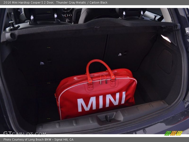 Thunder Gray Metallic / Carbon Black 2016 Mini Hardtop Cooper S 2 Door