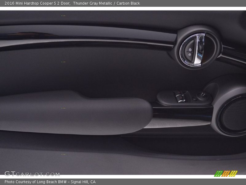 Thunder Gray Metallic / Carbon Black 2016 Mini Hardtop Cooper S 2 Door