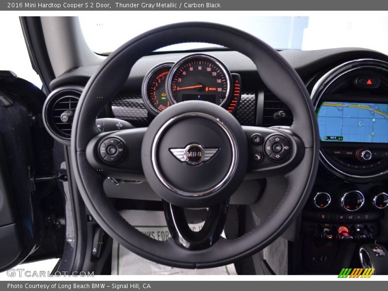 Thunder Gray Metallic / Carbon Black 2016 Mini Hardtop Cooper S 2 Door