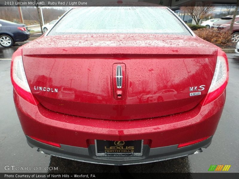 Ruby Red / Light Dune 2013 Lincoln MKS AWD