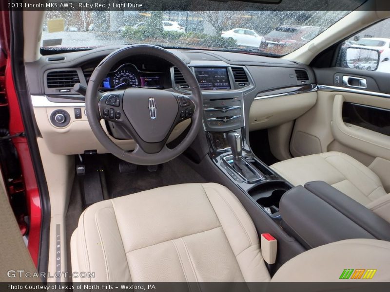 Ruby Red / Light Dune 2013 Lincoln MKS AWD