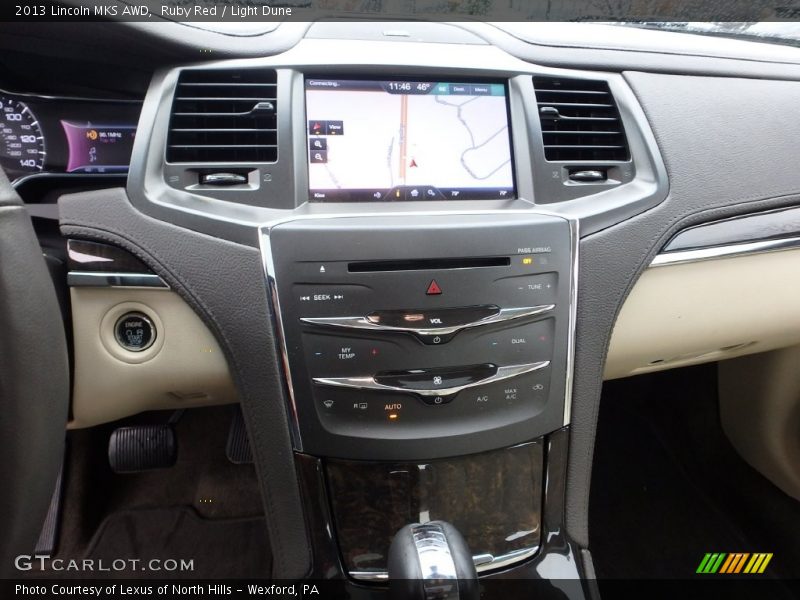 Ruby Red / Light Dune 2013 Lincoln MKS AWD