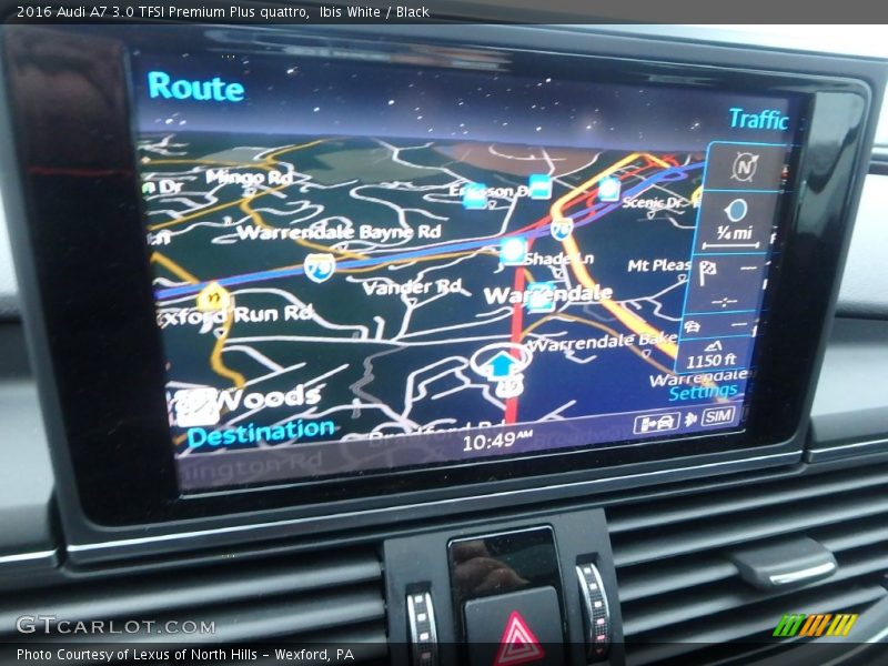Navigation of 2016 A7 3.0 TFSI Premium Plus quattro