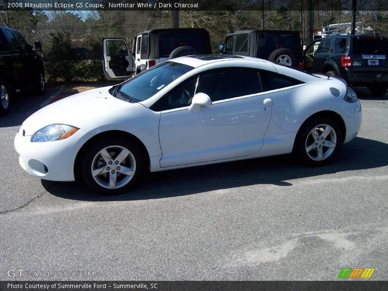 Northstar White / Dark Charcoal 2008 Mitsubishi Eclipse GS Coupe