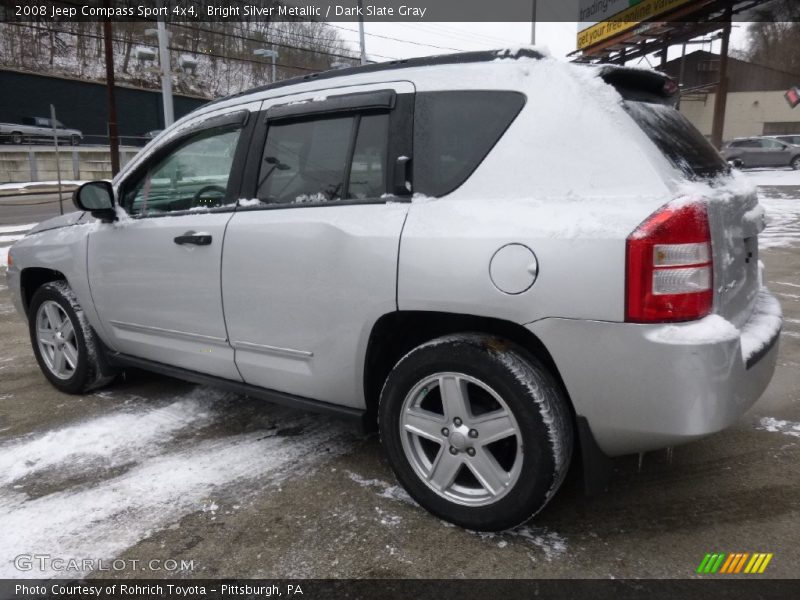 Bright Silver Metallic / Dark Slate Gray 2008 Jeep Compass Sport 4x4