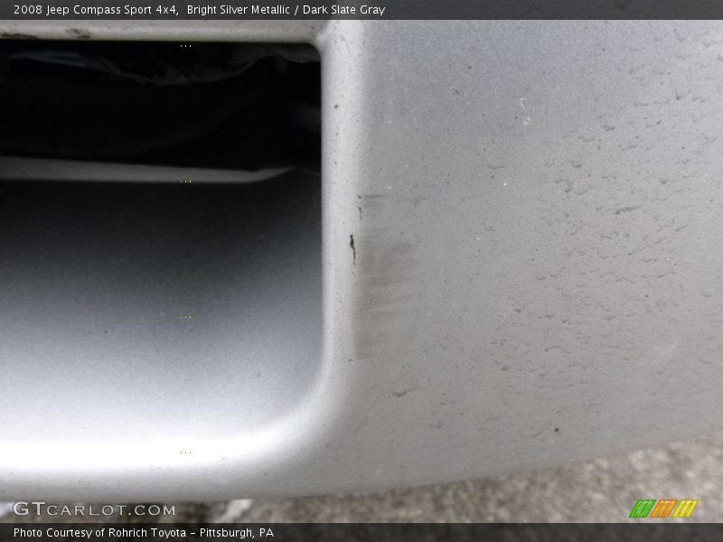 Bright Silver Metallic / Dark Slate Gray 2008 Jeep Compass Sport 4x4