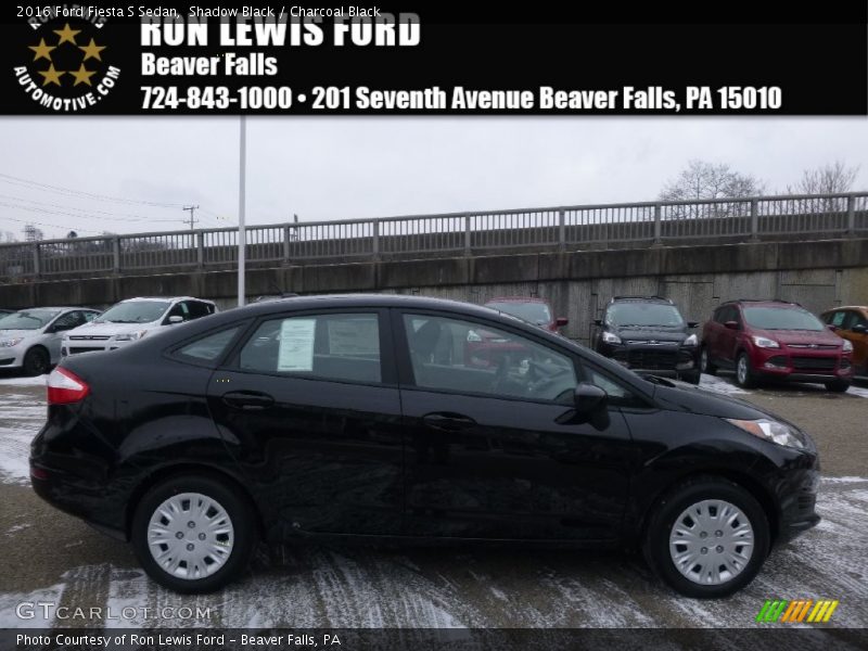 Shadow Black / Charcoal Black 2016 Ford Fiesta S Sedan