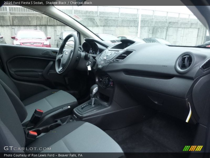 Shadow Black / Charcoal Black 2016 Ford Fiesta S Sedan