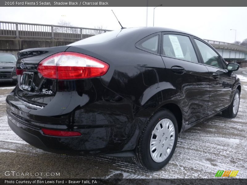 Shadow Black / Charcoal Black 2016 Ford Fiesta S Sedan