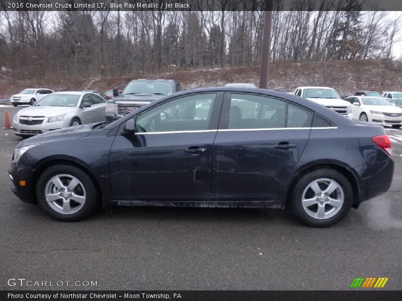 Blue Ray Metallic / Jet Black 2016 Chevrolet Cruze Limited LT