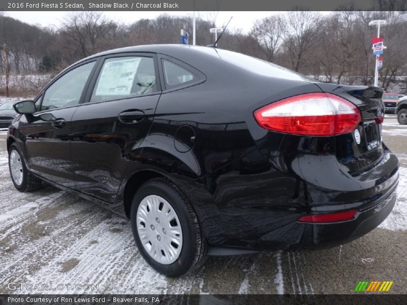 Shadow Black / Charcoal Black 2016 Ford Fiesta S Sedan