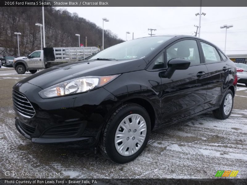 Shadow Black / Charcoal Black 2016 Ford Fiesta S Sedan