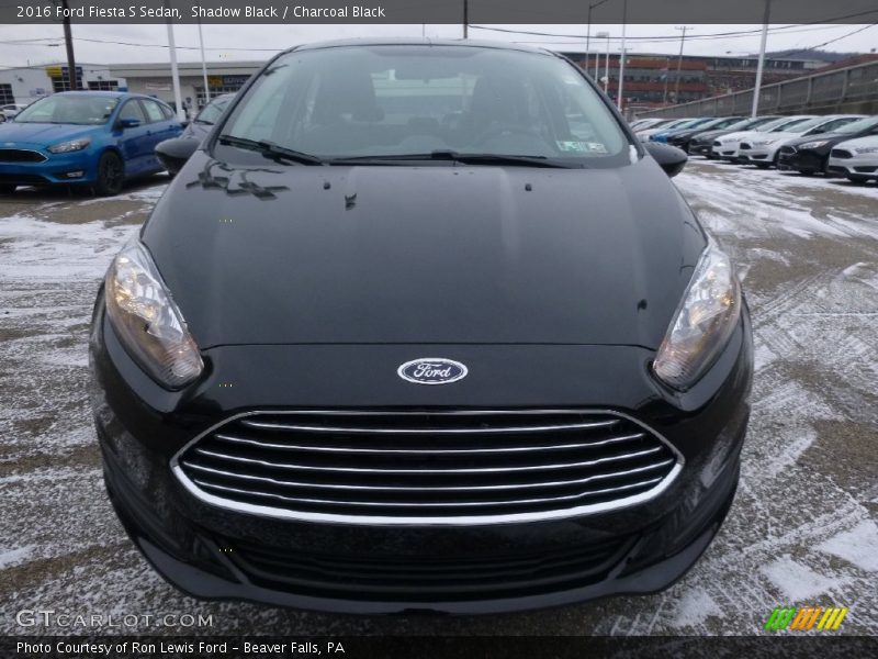 Shadow Black / Charcoal Black 2016 Ford Fiesta S Sedan