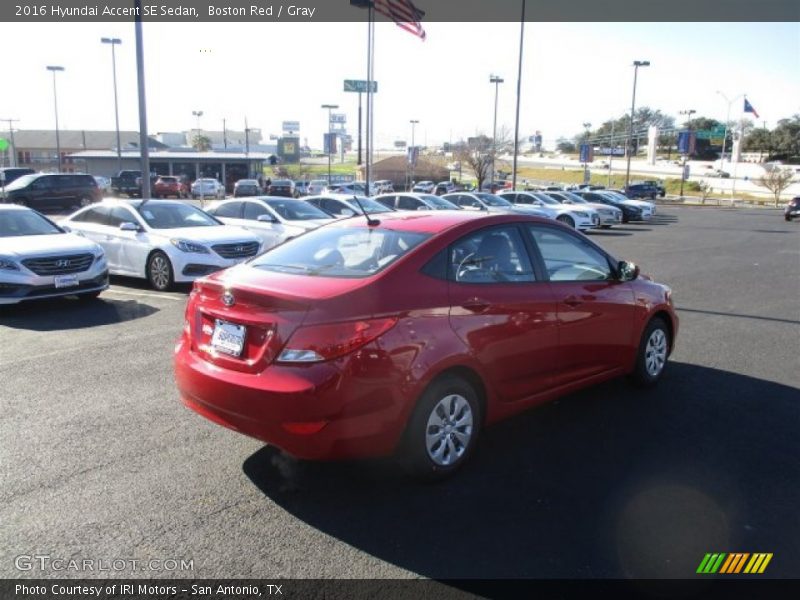 Boston Red / Gray 2016 Hyundai Accent SE Sedan