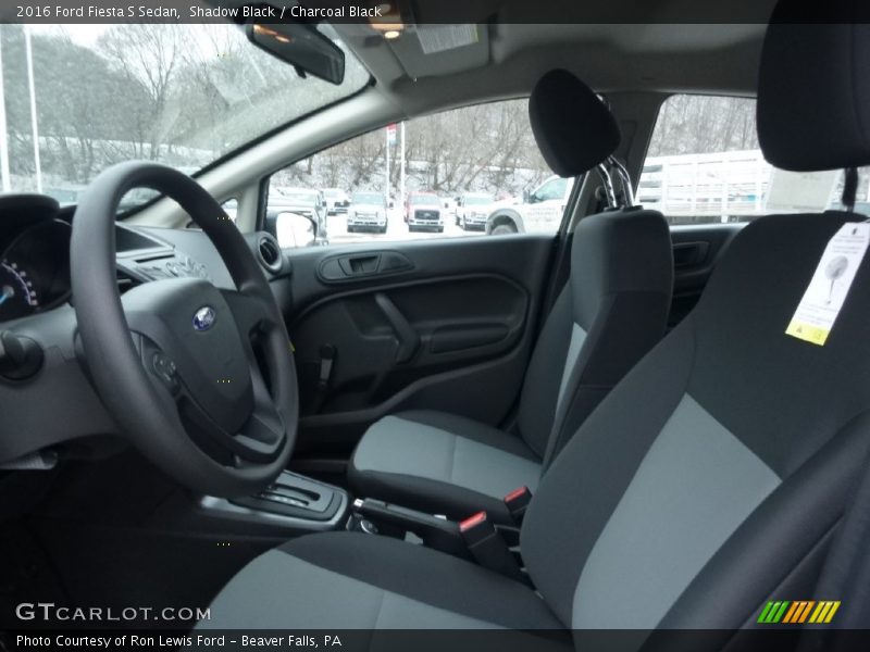 Shadow Black / Charcoal Black 2016 Ford Fiesta S Sedan