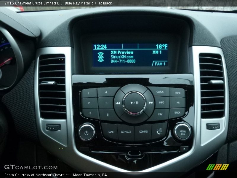 Blue Ray Metallic / Jet Black 2016 Chevrolet Cruze Limited LT