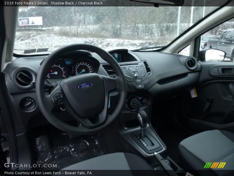 Shadow Black / Charcoal Black 2016 Ford Fiesta S Sedan