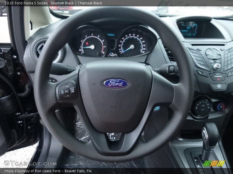 Shadow Black / Charcoal Black 2016 Ford Fiesta S Sedan