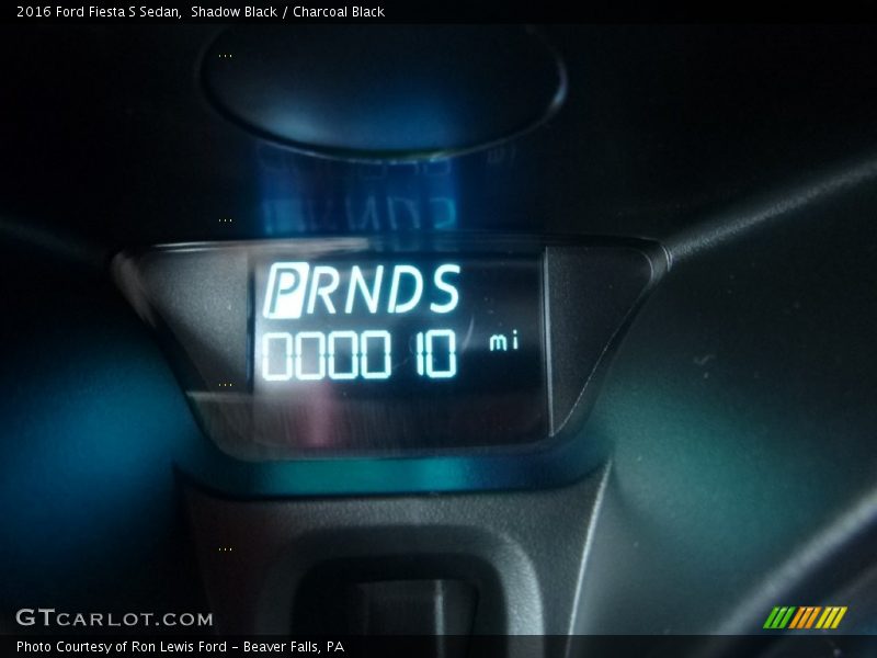 Shadow Black / Charcoal Black 2016 Ford Fiesta S Sedan