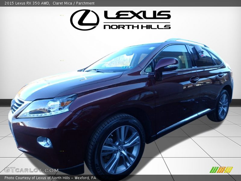 Claret Mica / Parchment 2015 Lexus RX 350 AWD
