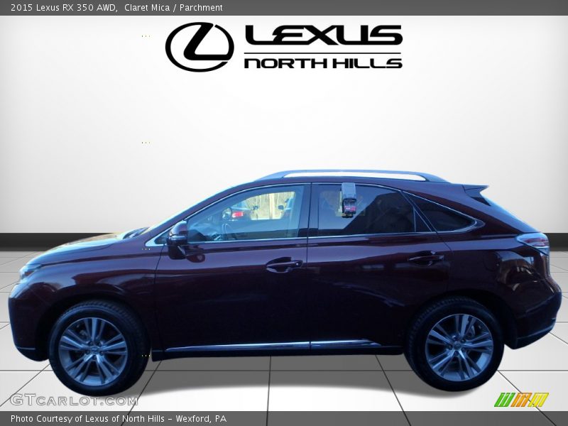 Claret Mica / Parchment 2015 Lexus RX 350 AWD
