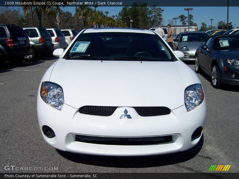 Northstar White / Dark Charcoal 2008 Mitsubishi Eclipse GS Coupe