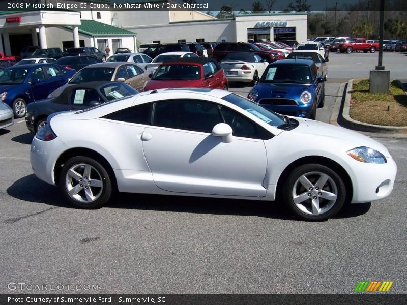 Northstar White / Dark Charcoal 2008 Mitsubishi Eclipse GS Coupe