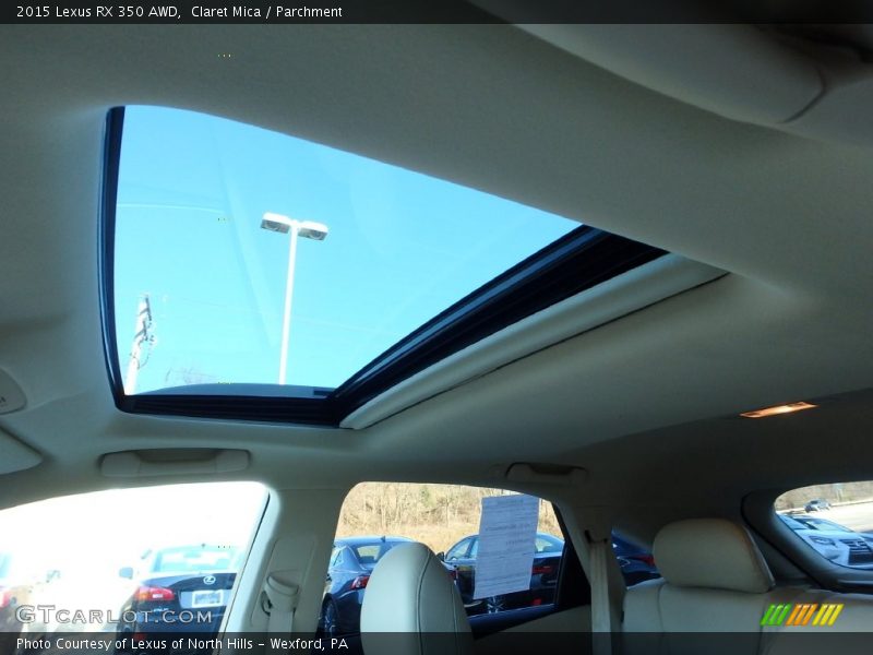 Claret Mica / Parchment 2015 Lexus RX 350 AWD